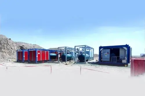 Gli 8 set GESO di compressori d'aria da 350kW + 1500m3/h Sistemi di generatore di azoto aiutano l'industria petrolchimica dello xinjiang cinese